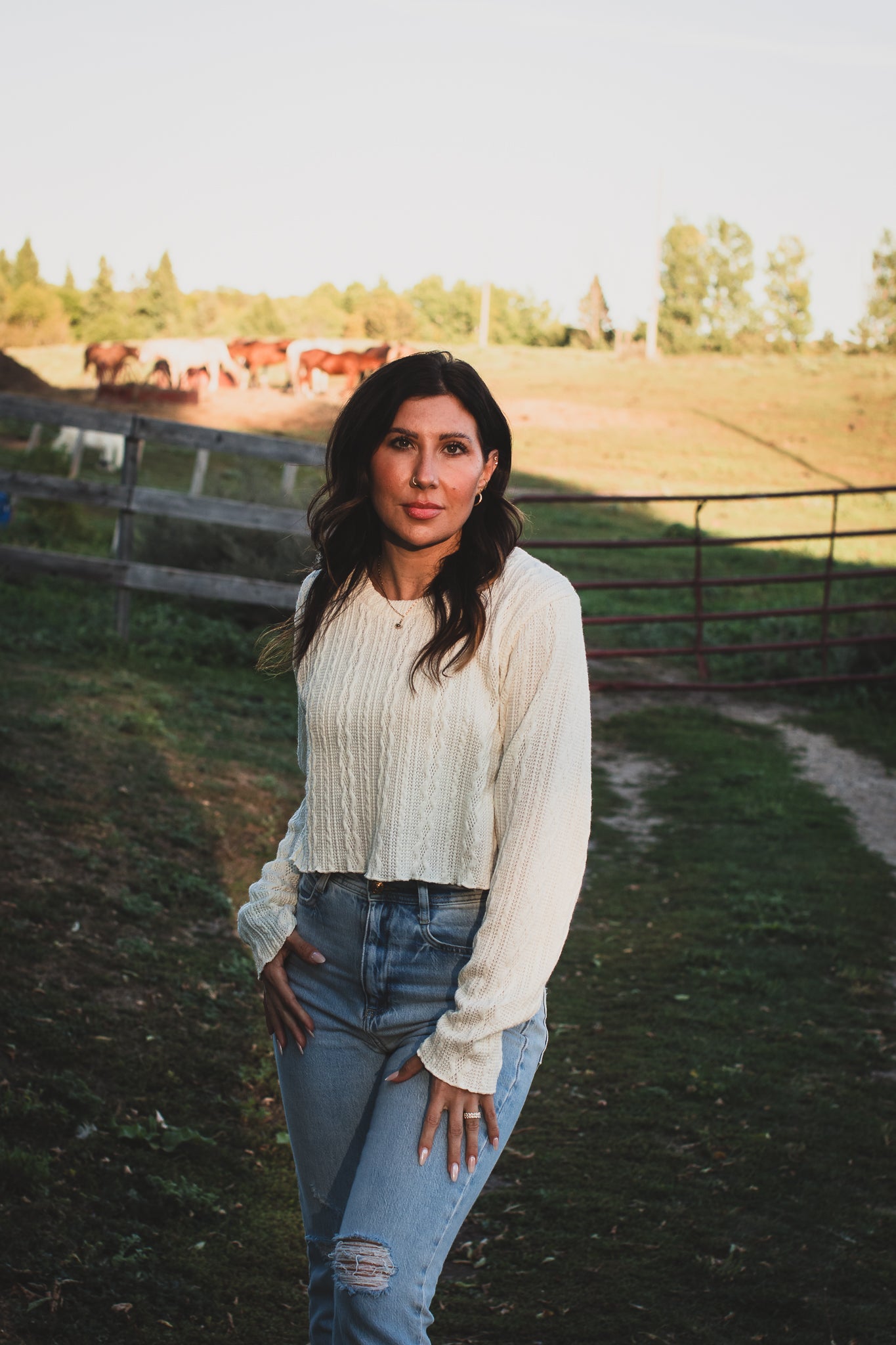 Comfy Cable Knit Lounge Top